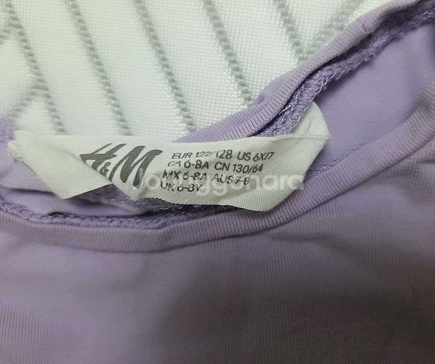 H&M 여아 라벤더 나비 긴팔 티셔츠 6-8y--3