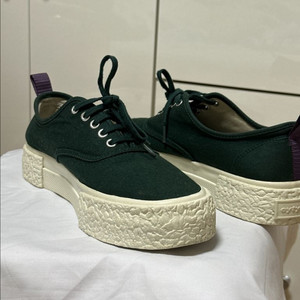 eytys h&m 콜라보 그린 스니커즈 빈티지밑창