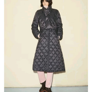 구스다운+머플러 블랙88