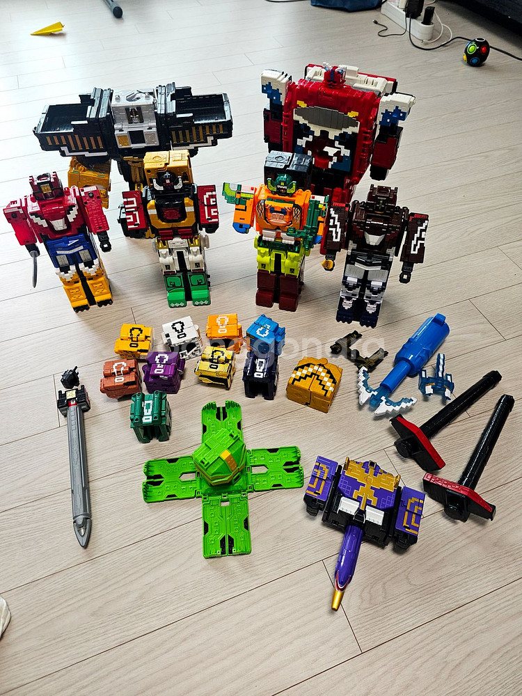 파워레인저라이드킹 오션엠페러 타이탄킹 애니멀포스(택포)--0