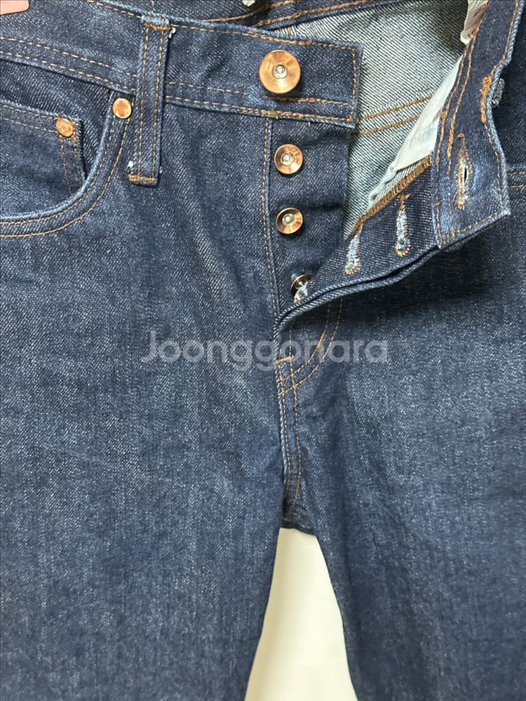 셀비지 생지데님 진청 30--0