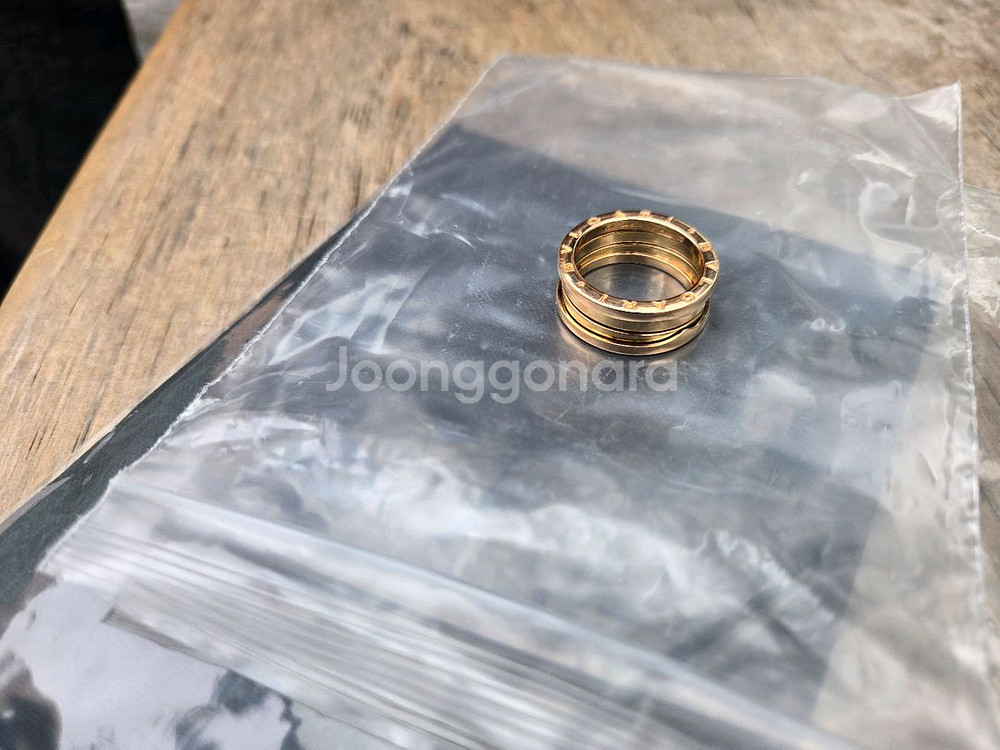 불가리 반지 - 비제로원 3밴드 링 59호--2