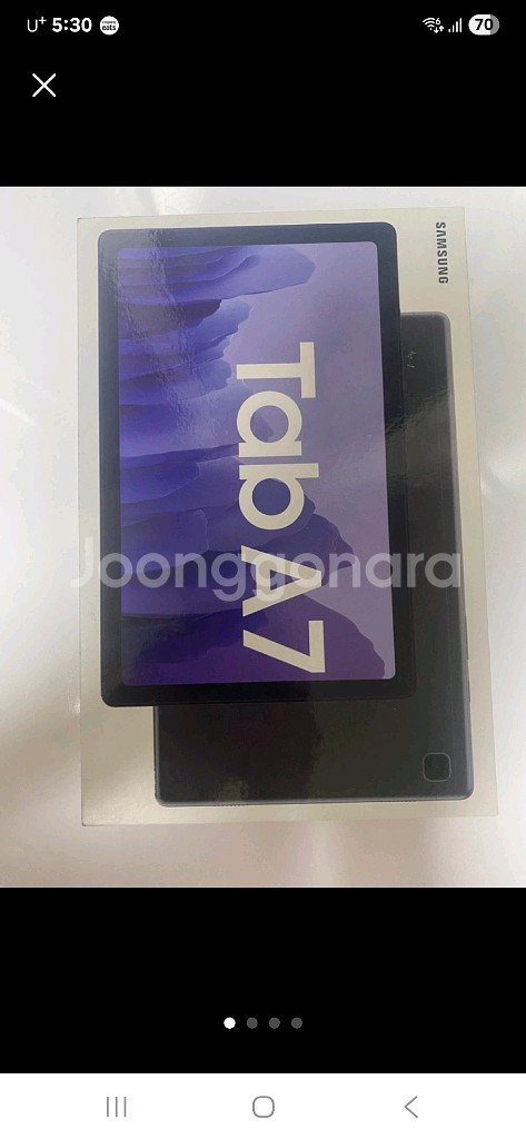 a급 갤럭시탭 a7 lte 10.4인치 박스풀 팝니다--5