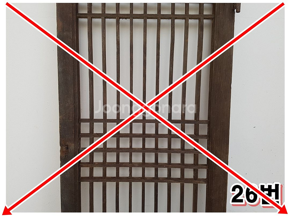 옛날 문짝 (창호살,전통문,한지문짝,한옥문)--8