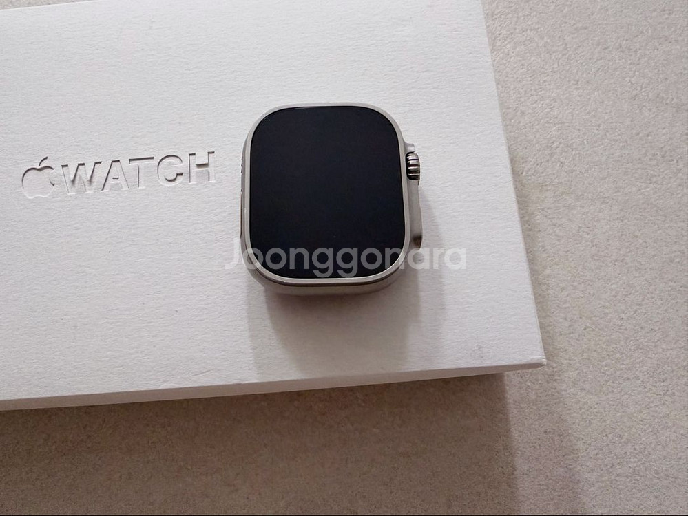 애플워치 울트라 49mm 티타늄 셀룰러 배터리 100%--1