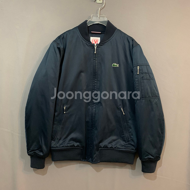 M 라코스테 라이브 MA-1 블루종 항공 점퍼--0