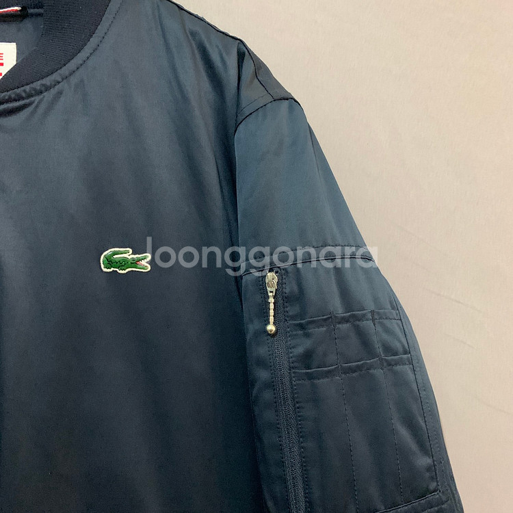 M 라코스테 라이브 MA-1 블루종 항공 점퍼--2