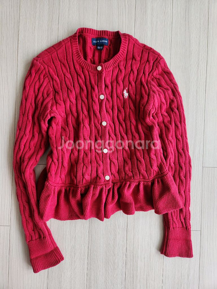 랄프로렌 여아 가디건--0