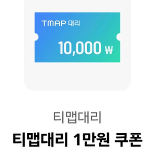 티맵대리 만원 할인쿠폰 2500원