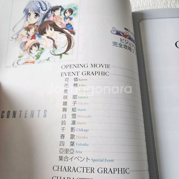 (일본서적) 게임 PS 시스터 프린세스2 공략북--2