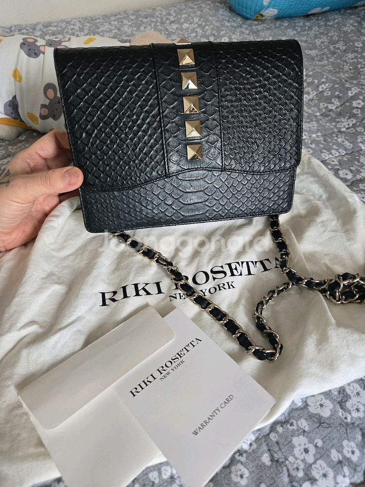 리키 로제타 블랙체인백--0