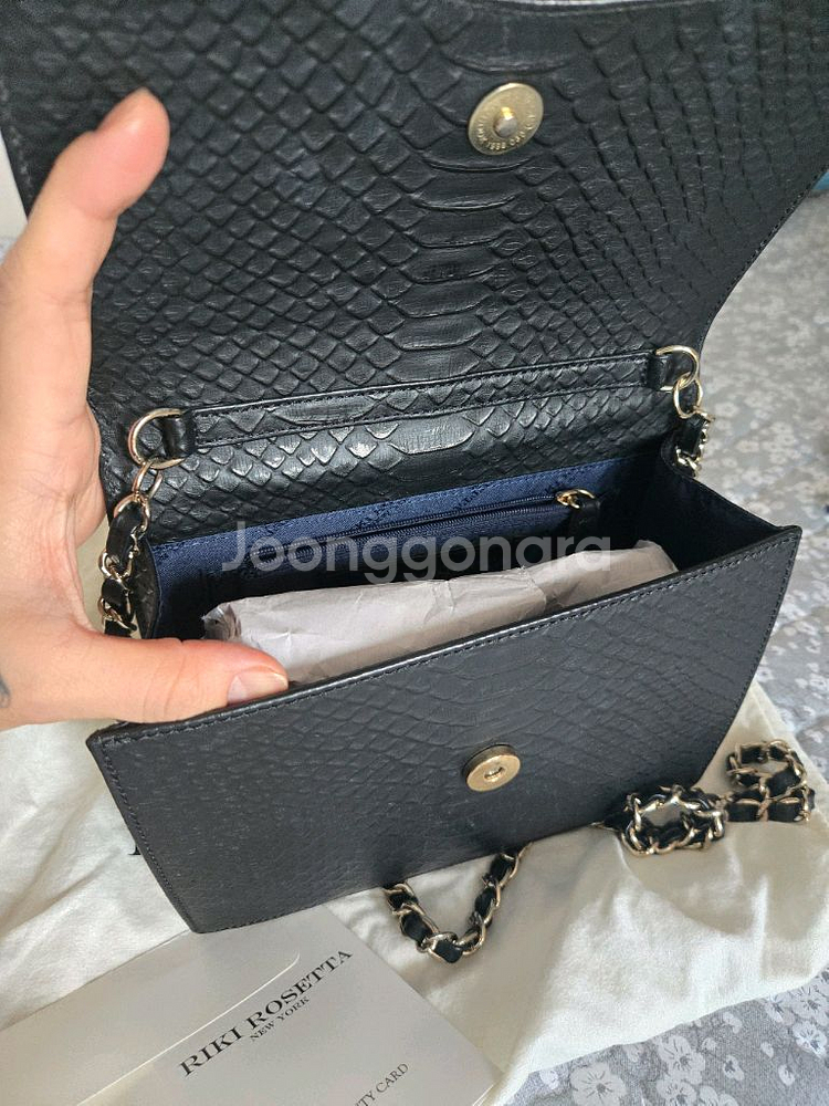 리키 로제타 블랙체인백--2