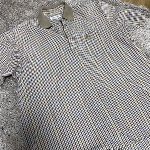 버버리 체크 카라티 사이즈 105