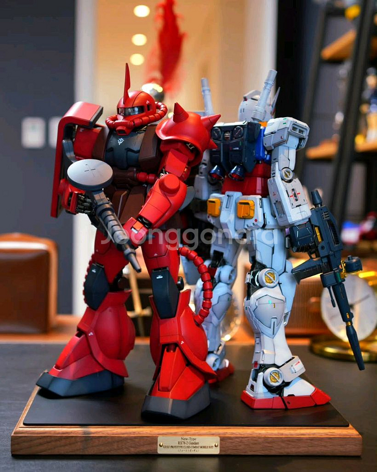 PG 언리쉬드 & 자쿠 도색작--0