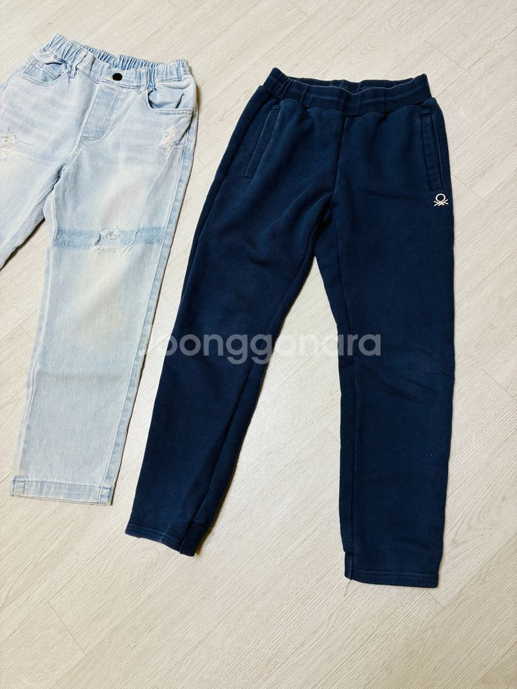 [베네통 키즈] 데님 + 트레이닝 145호--2