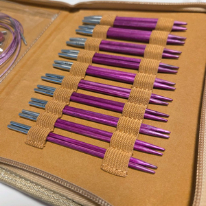 테무 대바늘 버치우드 뜨개질 대바늘