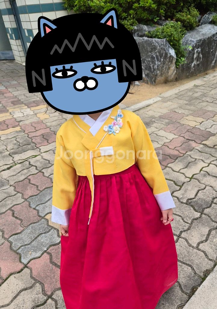 여아 유아 한복 4호+ 헤어 악세사리 (드라이크리닝O,--9