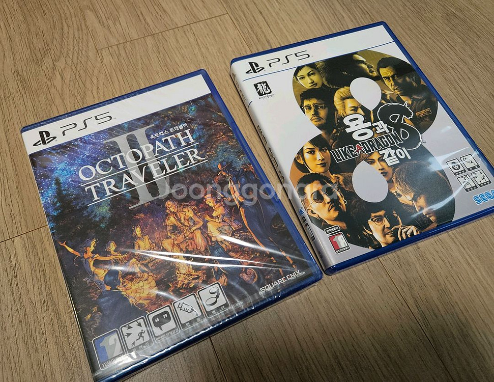 PS5 옥토패스트래블러2(미개봉), 용과같이8 판매합니--0