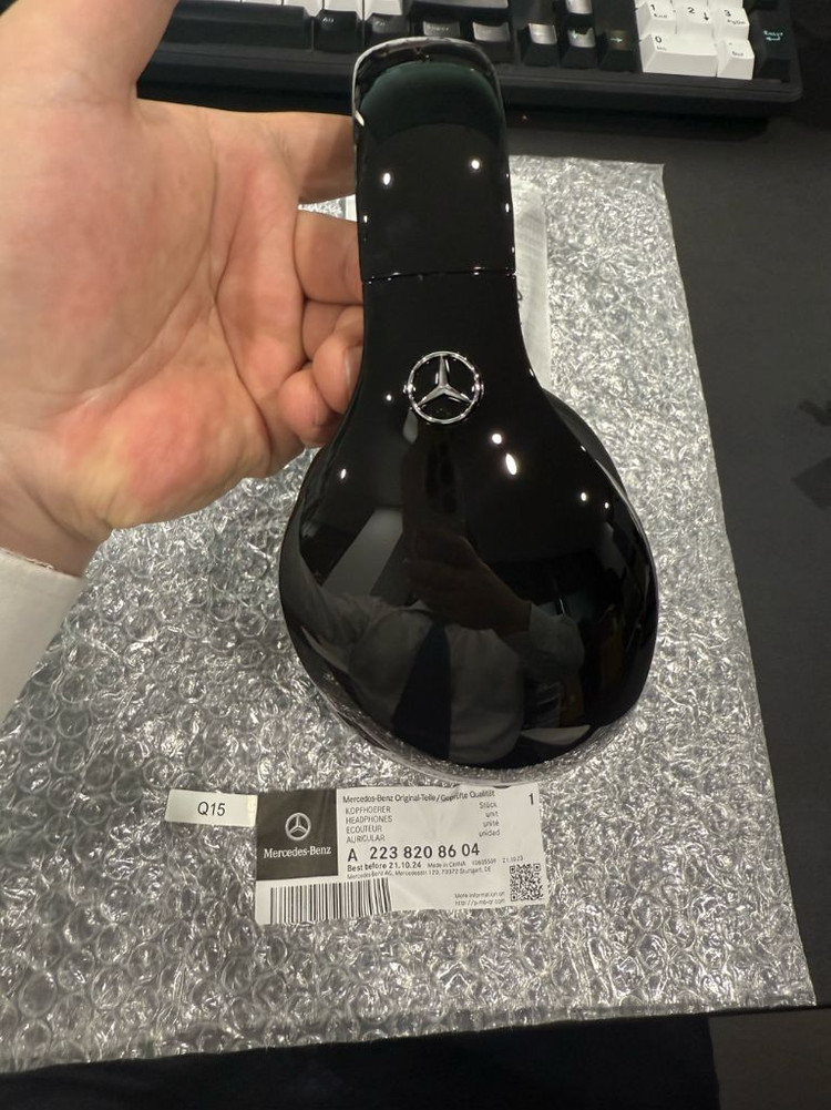 벤츠 순정 블루투스 무선 해드폰--6