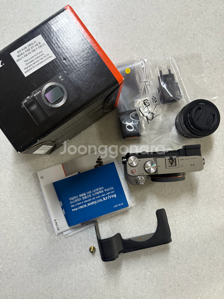 소니 A7C 카메라 28-60mm 번들킷 A급 풀박--2