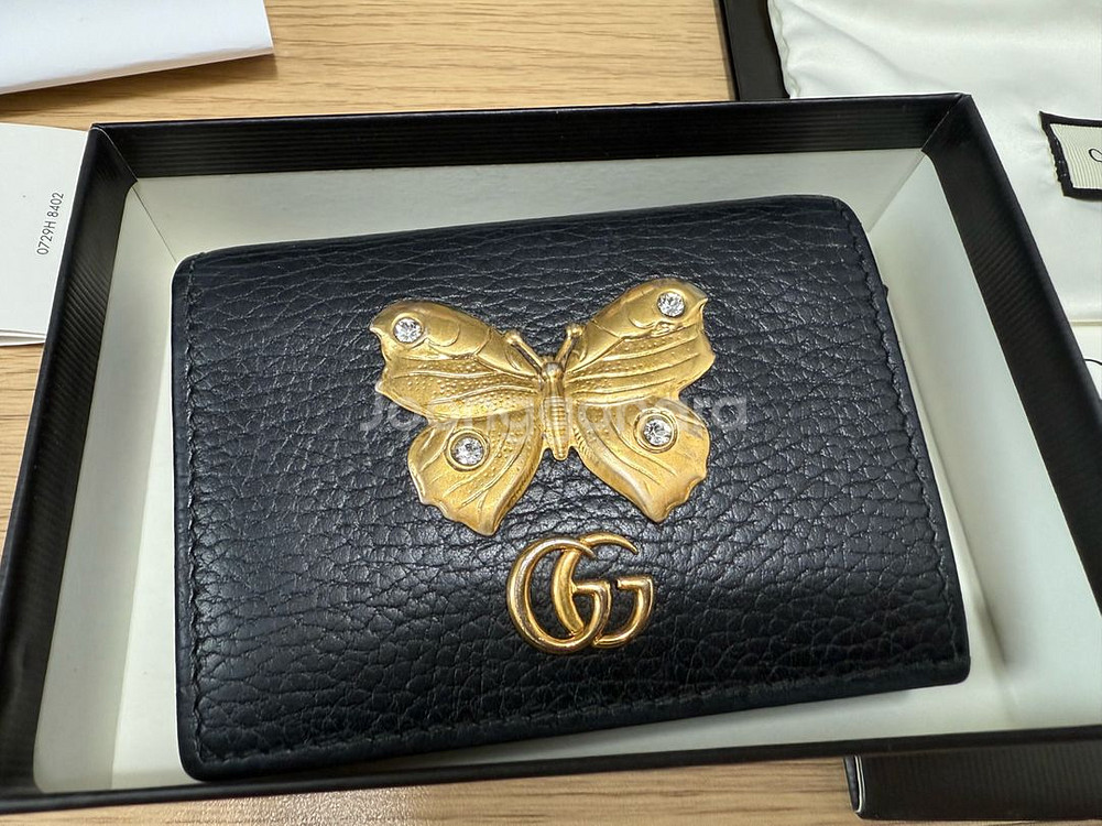 구찌 버터플라이 반지갑--0