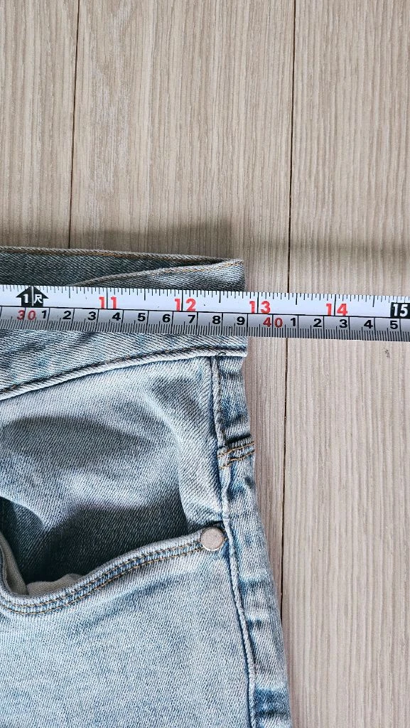무신사 더니트컴퍼니 연청 워싱데님 레귤러 청바지31인치 이미지