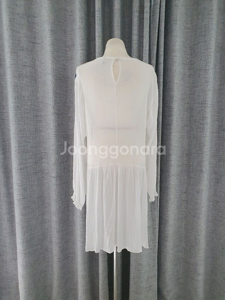 (새상품)봄, 여름, 가을 자수 원피스 55~77--1