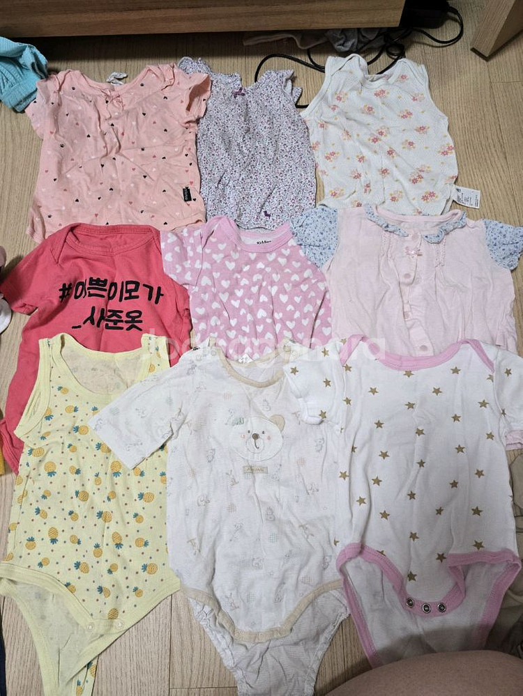 반팔슈트 신생아 9벌일괄--0