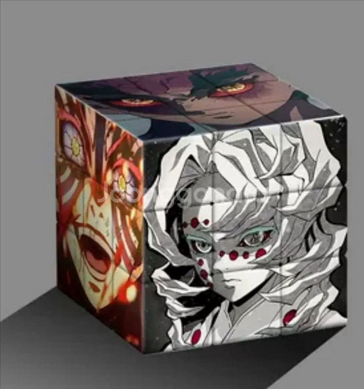 귀멸의칼날 루이 도우마 쿗코 조하쿠텐 매직큐브 퍼즐--0