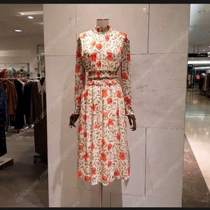 모조에스핀 플라워 쉬폰원피스