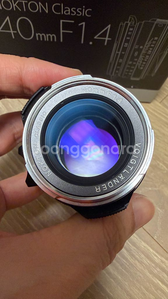 보이그랜더 VM마운트 렌즈3개 판매 35mm, 40mm--5