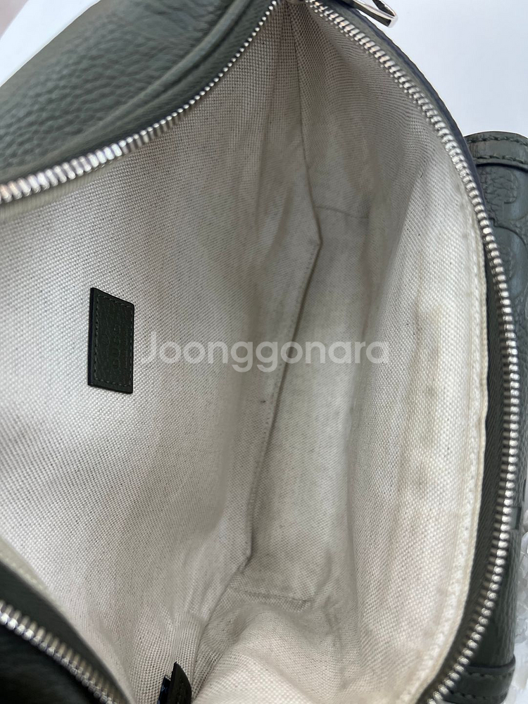 [중고명품 럭스올 울산점]구찌 점보 GG 엠보스 벨트백--4