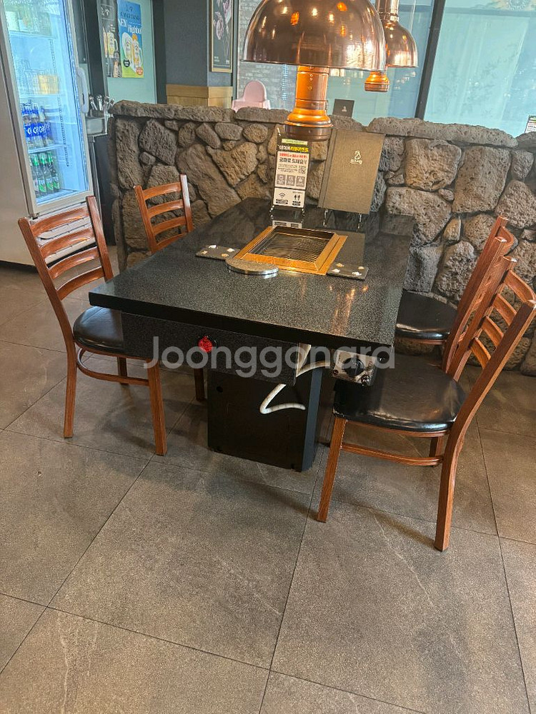 고기테이블 의자세트--0