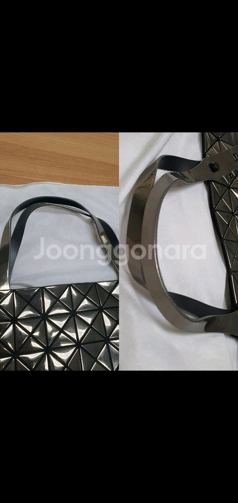 바오바오백 토트백 플래티넘 건메탈 정품S급(한글텍)샤넬--9