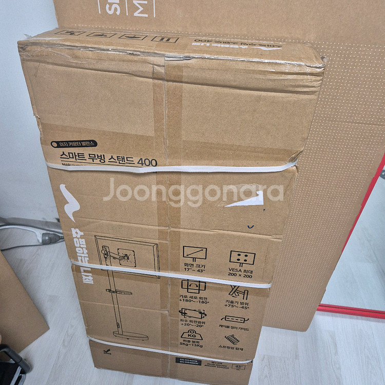 M7 43인치 25년형+ 스마트 무빙 스탠드 400--0