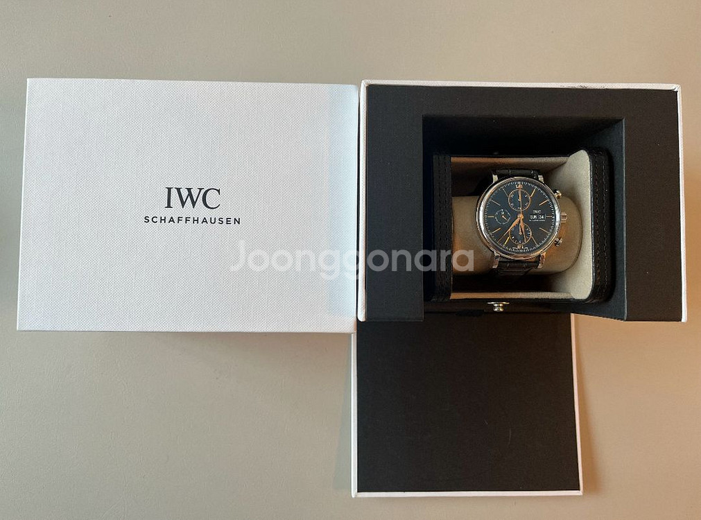 IWC 포르토피노 크로노그래프 IW391036 새상품급--1