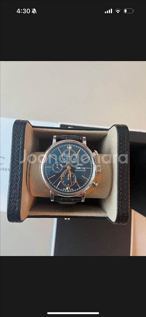 IWC 포르토피노 크로노그래프 IW391036 새상품급--2
