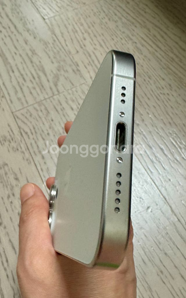 iPhone 15Pro 화이트 티타늄 128G 풀박스--5
