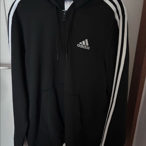 아디다스 에센셜 3S 후드집업 2XL 새상품