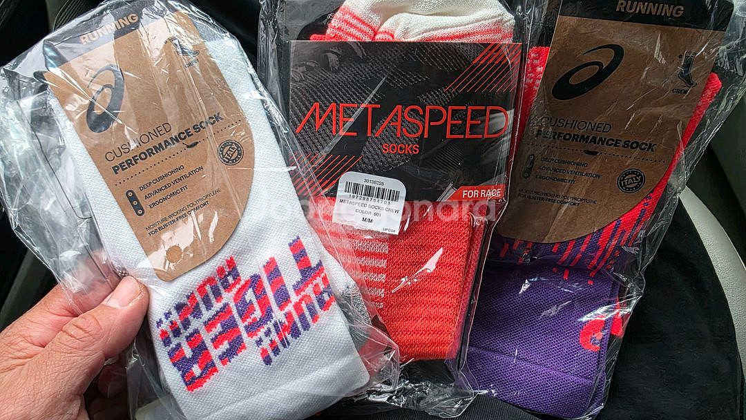 아식스 러닝 크루 삭스 3종류--0