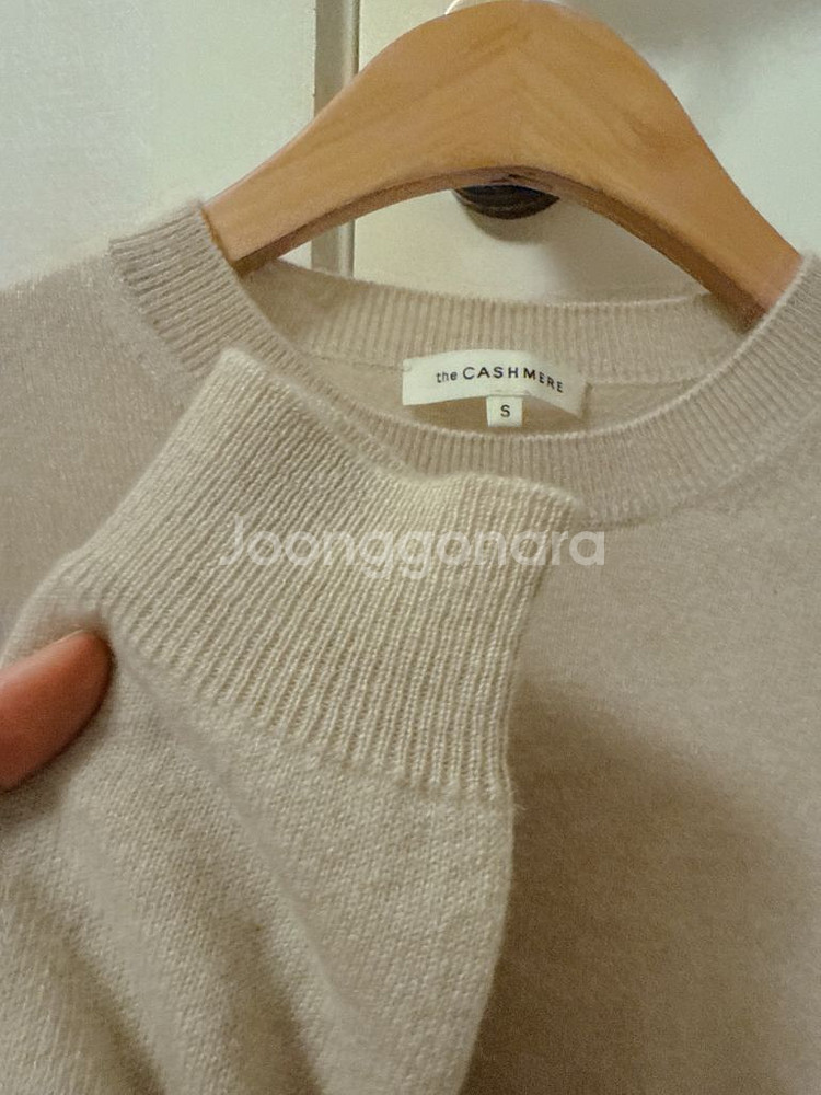 더 캐시미어 캐시미어100 니트 탑--2