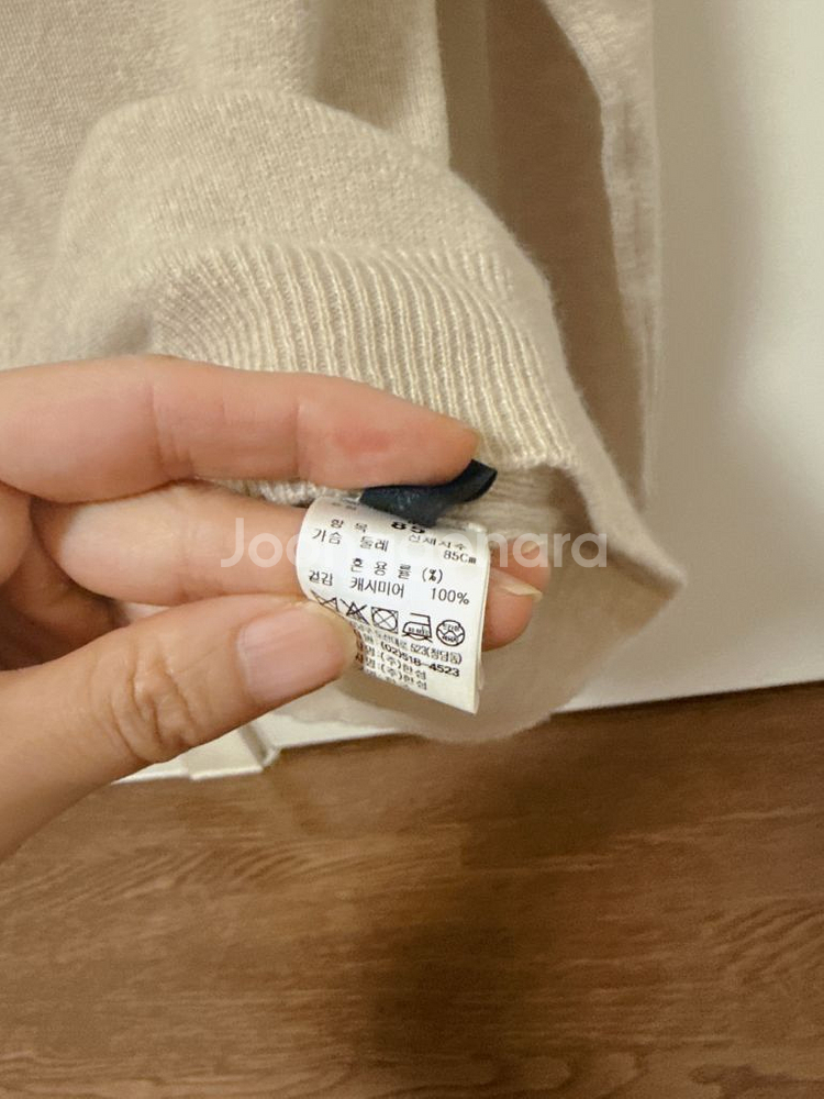 더 캐시미어 캐시미어100 니트 탑--11