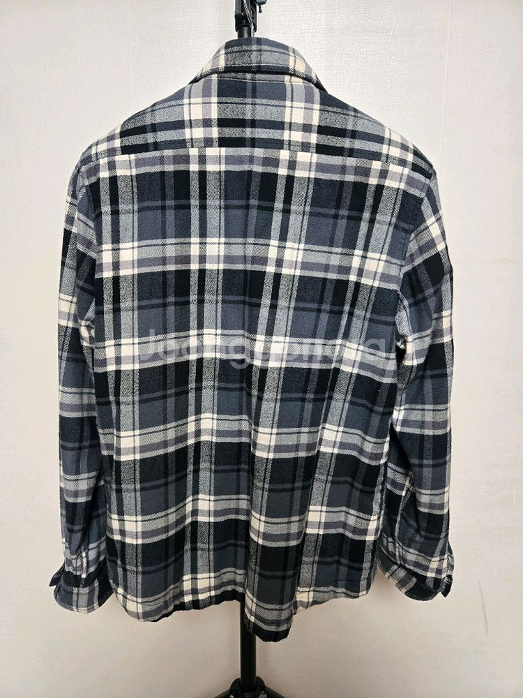 유니클로 기모 체크 셔츠 남방 판매--1