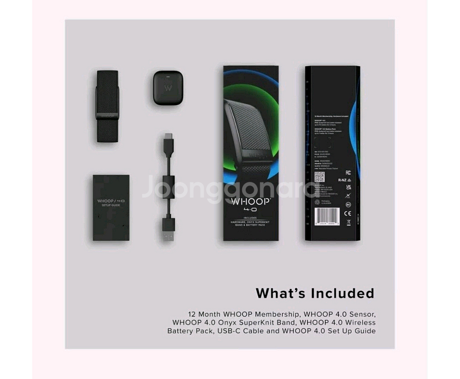 훕 WHOOP 4.0 웨어러블 팝니다--7