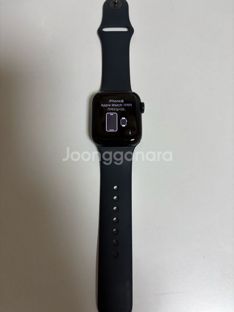 애플워치 se2 40mm gps 미드나이트 풀박--0