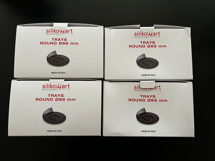 실리코마트 디저트트레이 원형 ﻿Ø86mm 400개--1