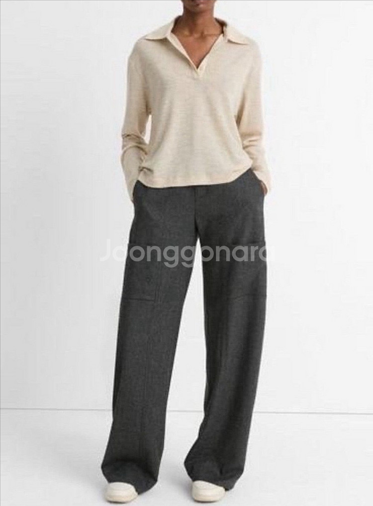 빈스 vince 울100% 폴로니트 (새제품) M (5--0