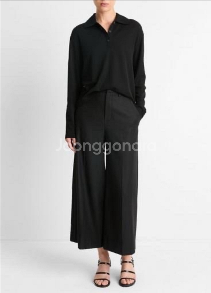 빈스 vince 울100% 폴로니트 (새제품) M (5--3