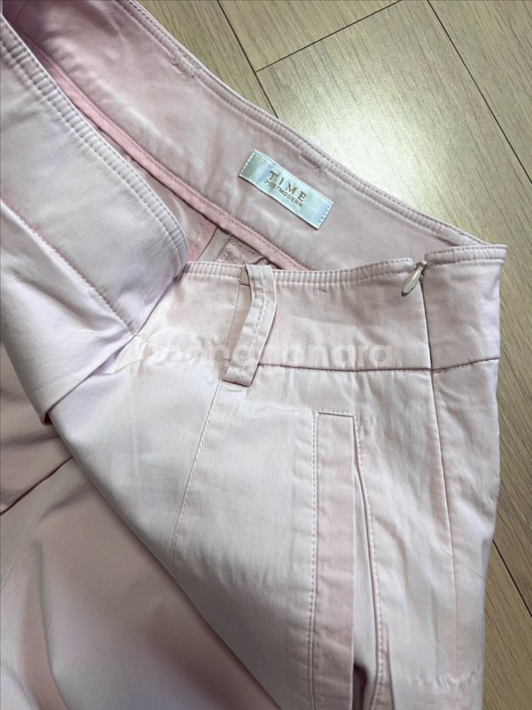 타임 TIME 바스락 옆트임 랩스타일 와이드 팬츠 바지--14