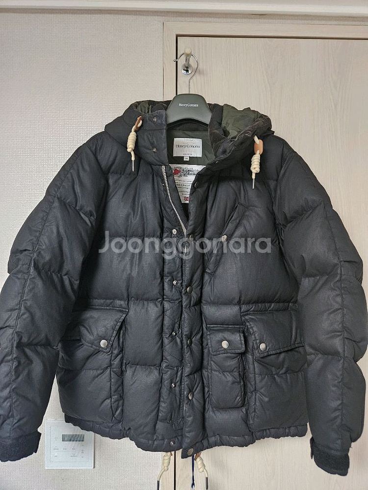 (새상품) 24FW 헨리코튼 FFC 왁스드 숏다운 95--10